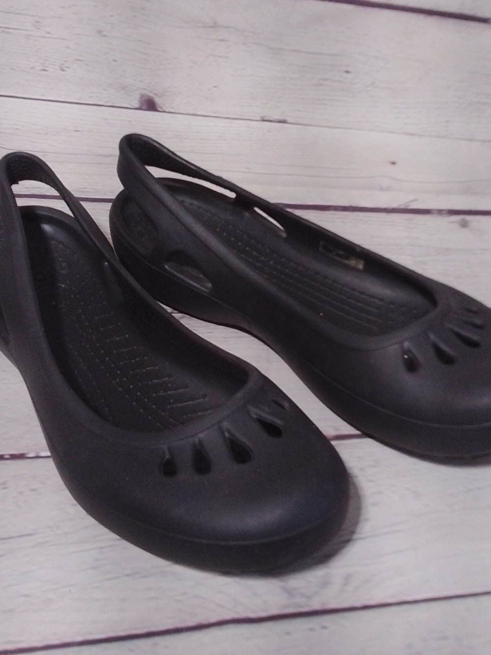 Black Women's Slip-On Comfort Flats
